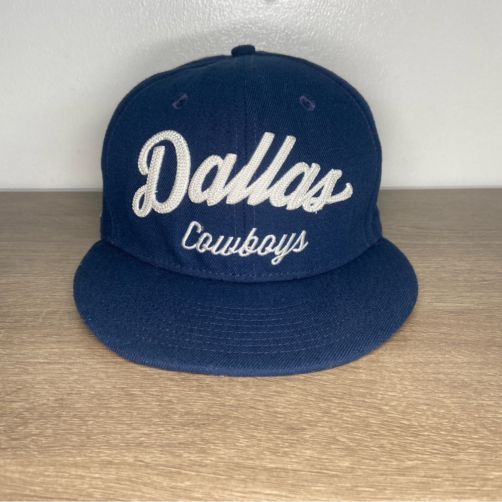 New Era 9Fifty Dallas Cowboys Snapback Hat Mens Polyester Blue White Gray Worn